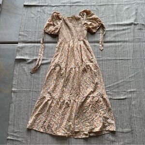 LEIA N CO Women's Floral Print Midi Dress Size M